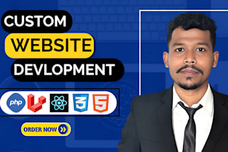 build custom website design and development