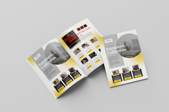 design amazing product catalog, product brochure, brand catalog or lookbook