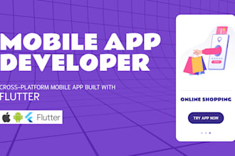 develop android and ios apps using flutter