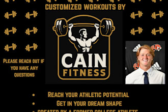 create a customized workout plan for you