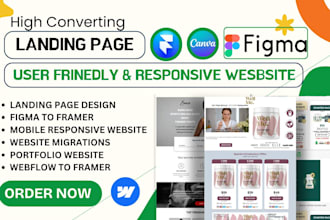do canva figma framer wix hostinger website landing page, figma to squerespace