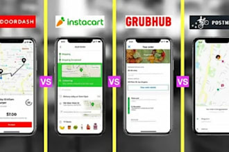 develop an ai advance instacart, uber, doordash, zifty, automation bot