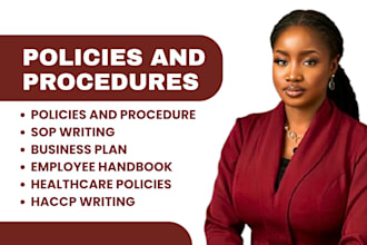 write professional policies and procedures for nemt,healthcare,employee handbook