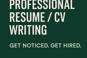 write a professional CV that will get you hired