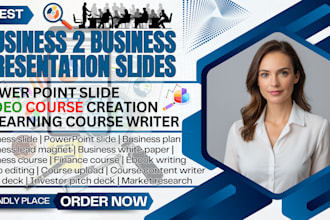 business 2 business presentation finance fintech b2b technology ebook writer