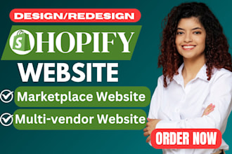 design, redesign shopify multivendor build shopify ecommerce marketplace website