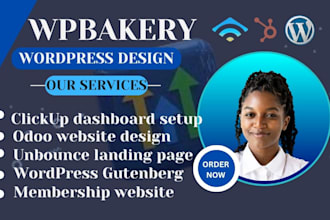 design membership website, unbounce landing page, odoo, clickup, spectra, 10web