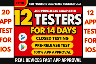 app testing mobile app tester 12 tester, 20 tester website testing test your app