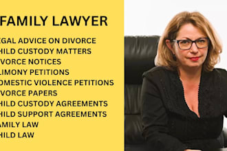 your lawyer, paralegal in civil, criminal, family, divorce, child custody cases