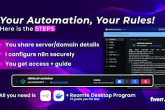 setup self hosted n8n setup on locally or your server