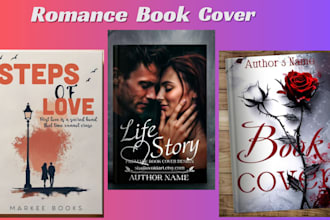 romance book cover ebook cover design, fantasy book cover, kindle book cover