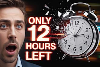 create viral clickbait youtube thumbnails in 12 hours
