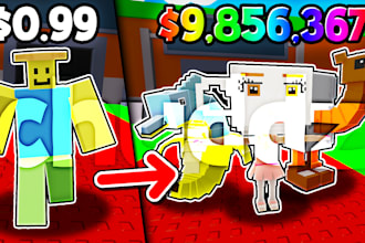 design you a roblox thumbnail to increase your CTR