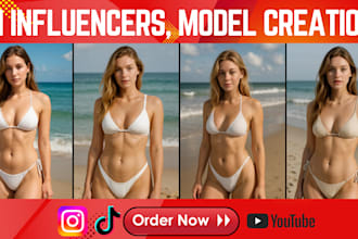 create realistic ai influencers, model, animated avatar video for social media