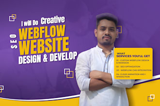 expert webflow website design and develop with SEO figma to webflow
