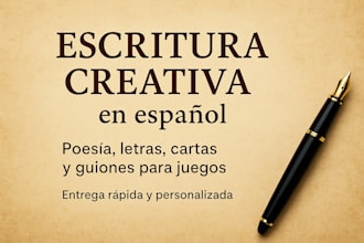 escribiré guiones y textos creativos usando inteligencia artificial