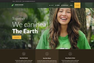 build squarespace community outreach website environmental cause website design