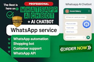 build custom whatsapp bot for automation, chatbot, webhooks and business api