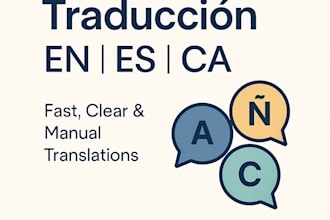translate texts between english, spanish and catalan