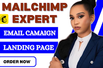 create and manage mailchimp email campaigns and newsletter designs