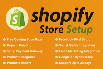 help you to set up shopify store