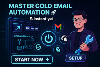 setup instantly for email warm up and cold email outreach
