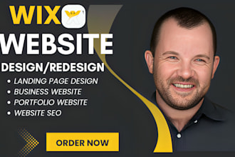 design wix website, redesign wix site, wix studio, wix seo, ecommerce store