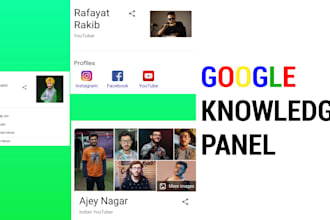 create a google knowledge panel,to enhance your online reputation