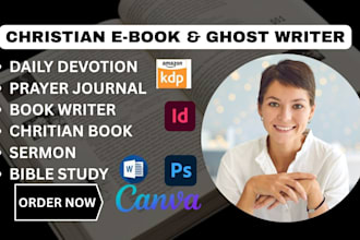 design formatchristian ghostwriting ebooks,daily devotion,prayer journalbook kdp