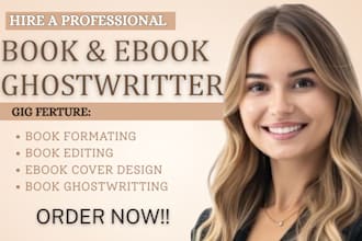 ebook ghostwriter, KDP book writer, ghost book writer, non fiction ghostwriter