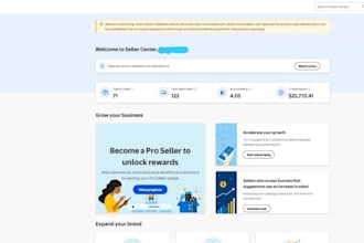 help you set up and manage walmart seller account for fbm and wfs