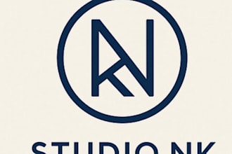 design a simple and clean logo for your brand or business
