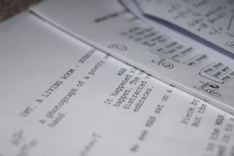 write a script for a feature film or short film