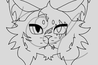 be accepting symmetrical headshot commissions