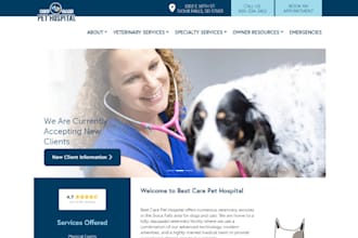 create a captivating and converting veterinary website