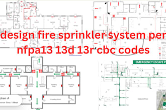 design fire sprinkler system per nfpa13 13d 13r cbc codes