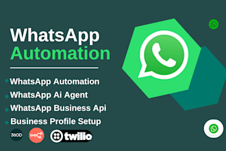 build whatsapp chatbot automation ai agent n8n twilo 360dialog n8n flow