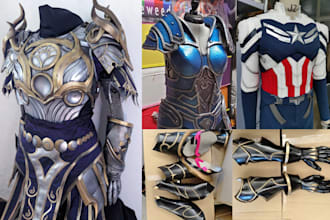 do 3d cosplay model wearable cosplay armor 3d cosplay props creation 3d helmet