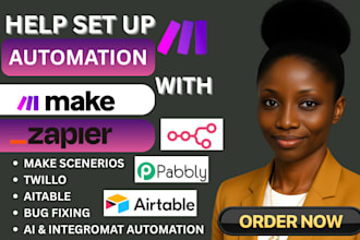 setup make com made com automation zapier API integromat scenarios
