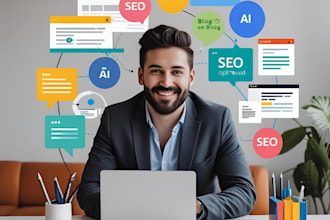 seo optimized blog posts or content using ai