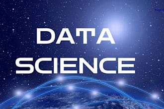 do data analytics, statistical analysis, data science projects in python and r