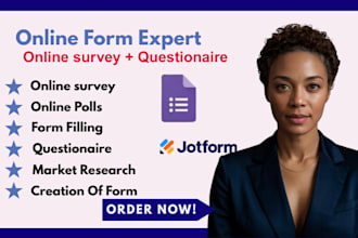 recruit targeted online survey respondents on google forms, typeform, jotform