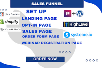 design a high converting landing page for your sales funnel