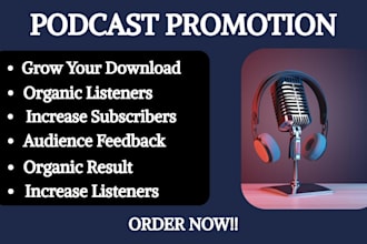 be your podcast promotion,spotify marketing,real listeners