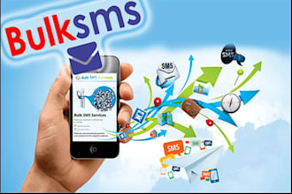 blast bulk SMS marketing campaign bulk email text message to your target country