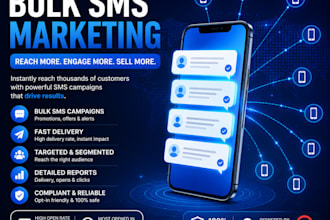 run bulk SMS marketing campaigns and SMS blasts for your business