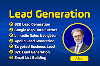 do b2b lead generation through apollo and crunchbase