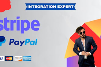 do integrate stripe, paypal payment gateway on your website