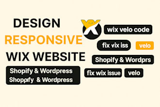 revamp wix website wix velo fix wix issues clone redesign 3d animated wix web