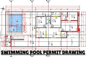 do architectural stamp swimming pool permit sets and pool construction drawings